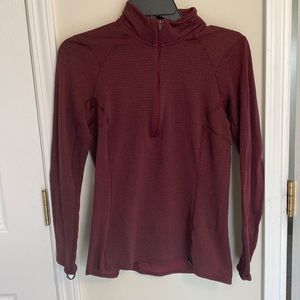 Women’s Patagonia Thermal Weight Capilene Half Zip Top - Small - Maroon